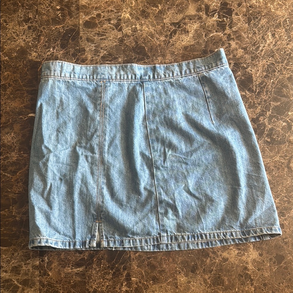 Denim Mini Skirt